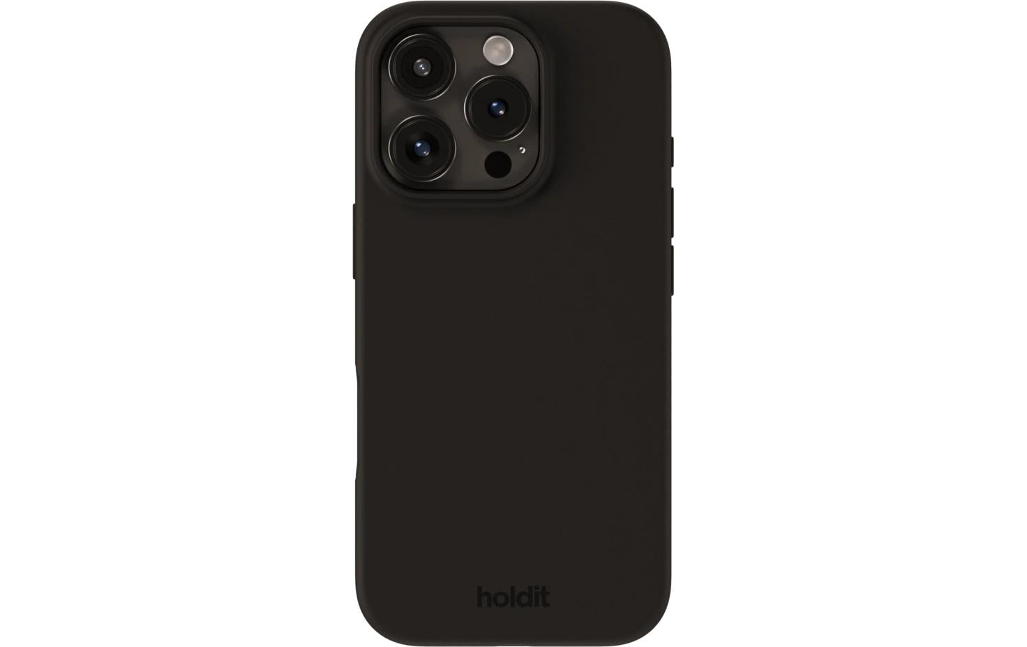 1733860 - Mediatech Holdit Silicone Case Black iPhone 16 Pro kaufen Schweiz | Mediatech.ch