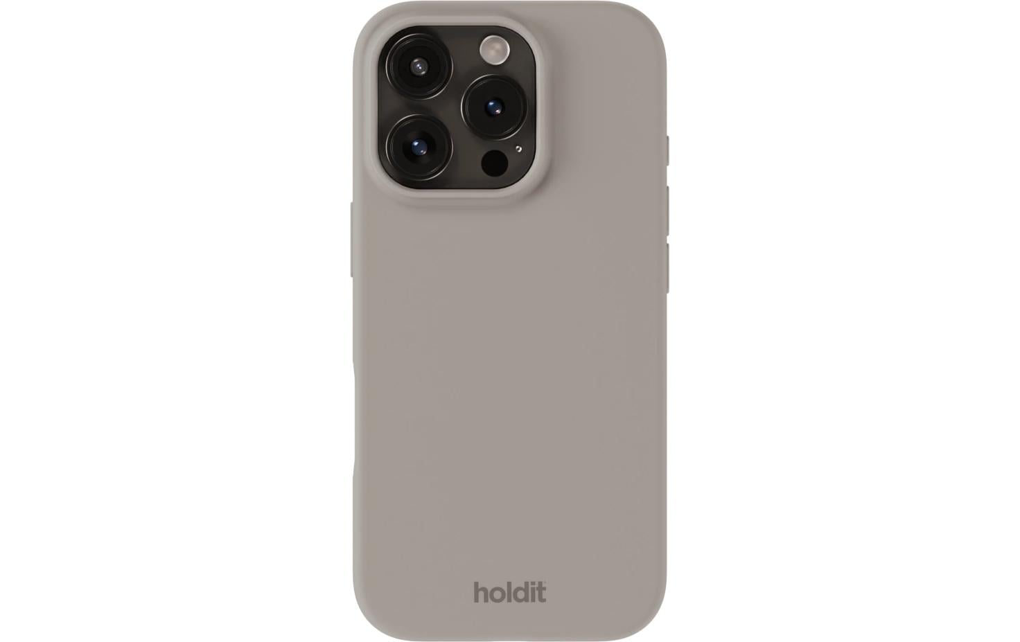 1733861 - Mediatech Holdit Silicone Case Taupe iPhone 16 Pro kaufen Schweiz | Mediatech.ch