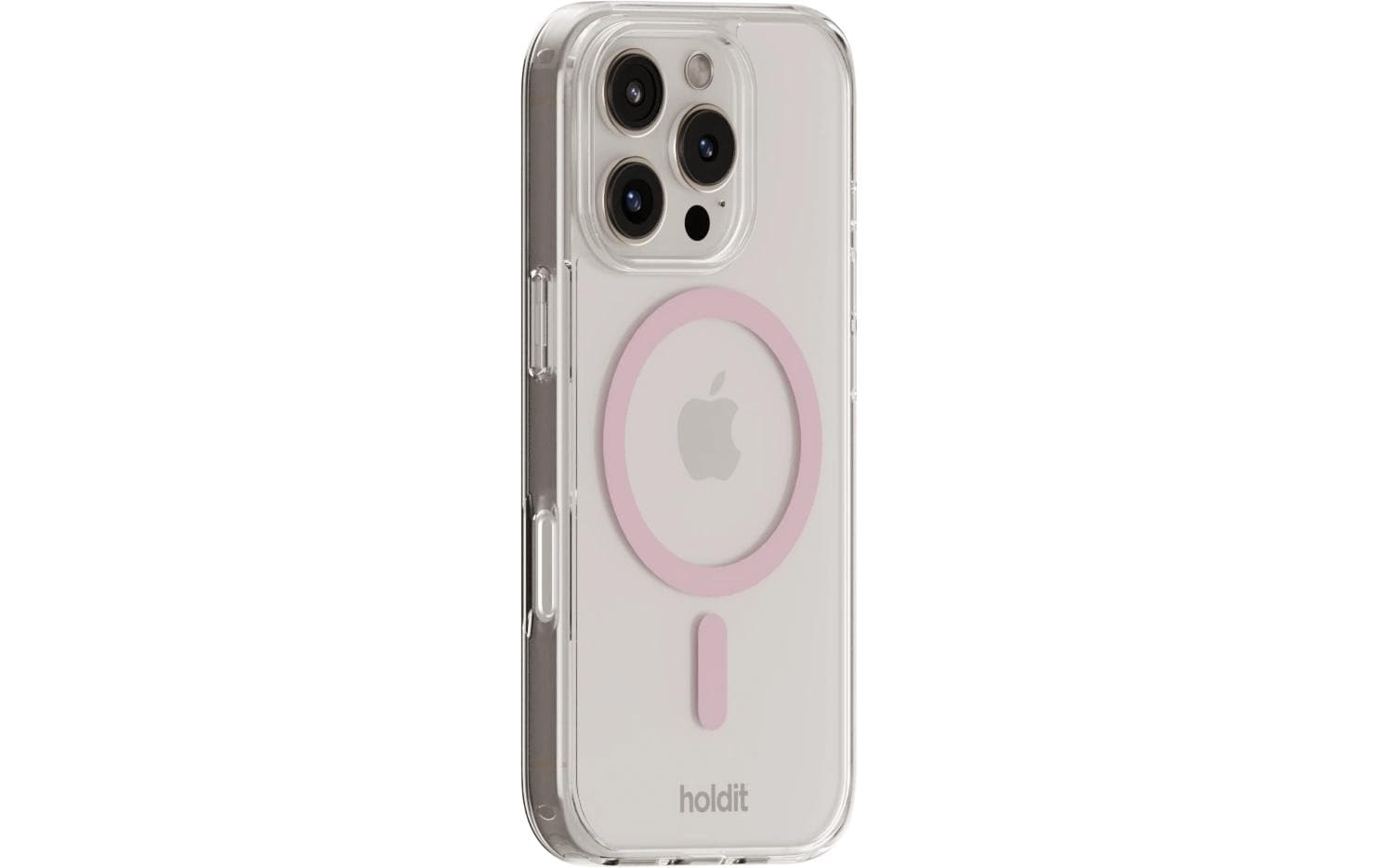 1733867_1 - Mediatech Holdit MagSafe Case Pink/Transparent iPhone 16 Pro