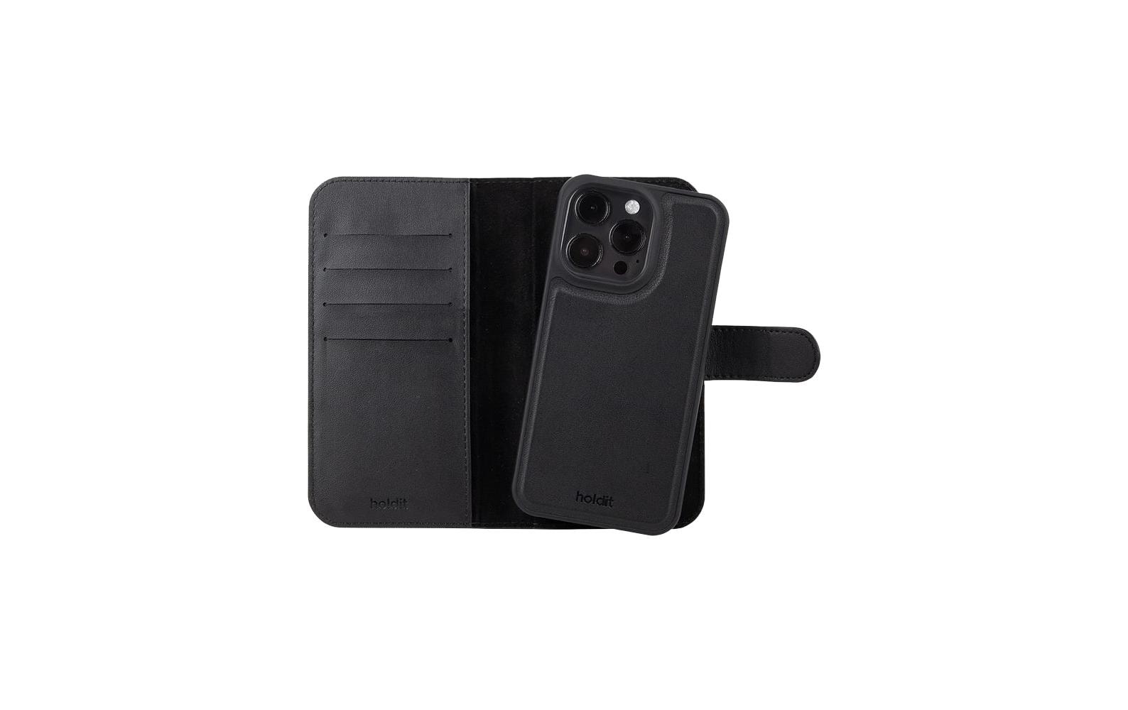 1733877_1 - Mediatech Holdit Wallet Case Mag Plus Black iPhone 16 Pro Max