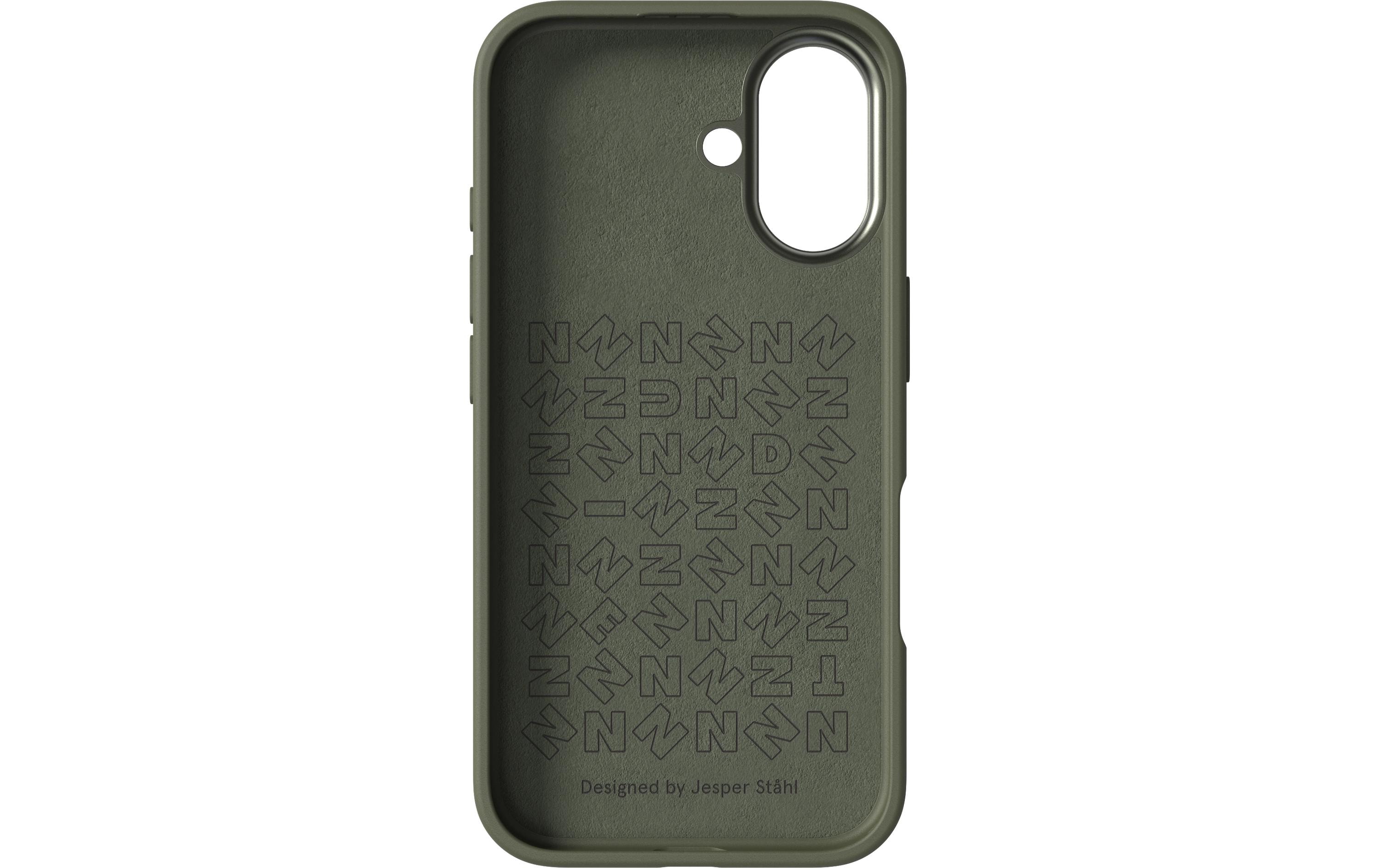 1734279_1 - Mediatech Nudient Bold MagSafe Olive Green iPhone 16