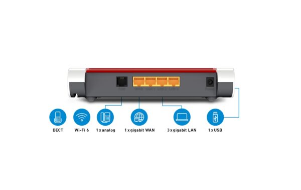 1734352_3 - Mediatech AVM FRITZ!Box WLAN 4050 int: WLAN-Router WiFi 6, 2x2 MiMo