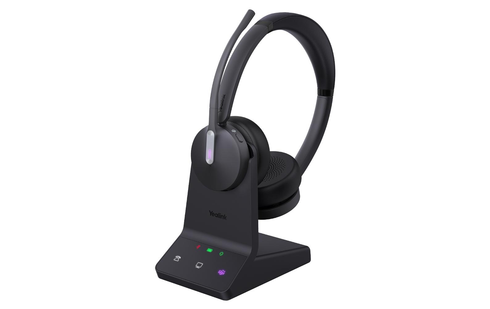 1734626 - Mediatech Yealink Headset WH64 Dual UC DECT&BT Wireless Headset, mit Basisstation
