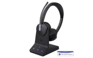 Yealink Headset WH64 Dual Teams DECT&BT Wireless Headset, mit Basisstation