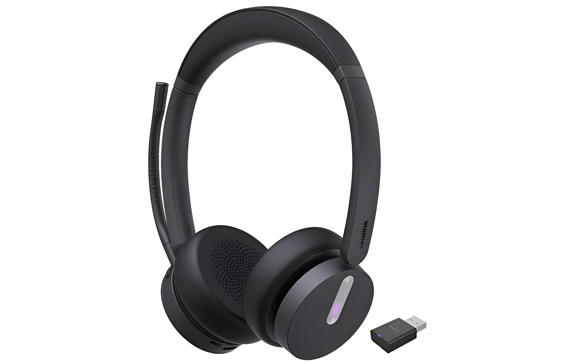 1734629 - Mediatech Yealink Headset WH64 Hybrid Dual UC DECT& BT Wireless Headset, mit DECT-Dongle