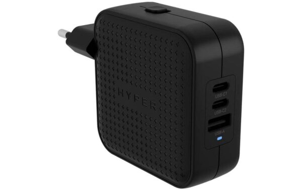 1734710_8 - Mediatech Hyper 70W USB-C GaN Travel Charger 3C+1A, schwarz