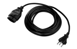 1734920_1 - Mediatech F.power Verlängerungskabel T13-T12 5.0m sw H05VV-F 3G1.00, 2 Stück (1/10)