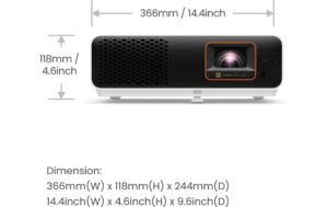 BenQ X500i, 4K UHD , 16:9 2200 ANSI-Lumen