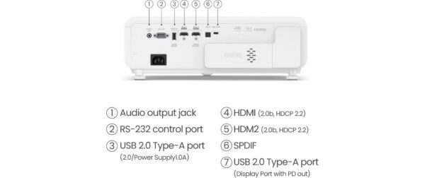 BenQ X500i, 4K UHD , 16:9 2200 ANSI-Lumen