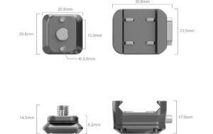 SmallRig HawkLock H21 Mount Plate Kit Quick Release
