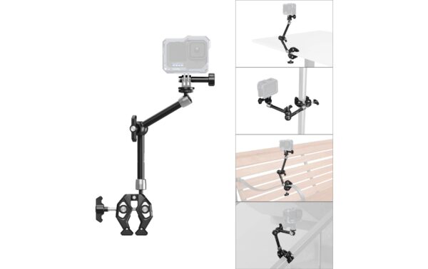 1735958_3 - Mediatech SmallRig Crab-Shaped Clamp with Magic Arm