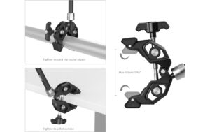 1735958_4 - Mediatech SmallRig Crab-Shaped Clamp with Magic Arm