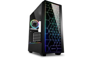 1736679 - Mediatech Sharkoon LIT 100 ATX, 2x U3, 1x U, 1x 120, 1x 120 ARGB