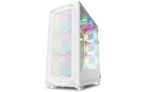 1736684 - Mediatech Sharkoon REV300 RGB White ATX, 2x U2, 2x U3, 1x Type-C, 7x ARGB kaufen Schweiz | Mediatech.ch