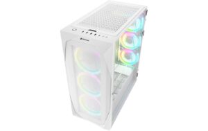 1736684_2 - Mediatech Sharkoon REV300 RGB White ATX, 2x U2, 2x U3, 1x Type-C, 7x ARGB