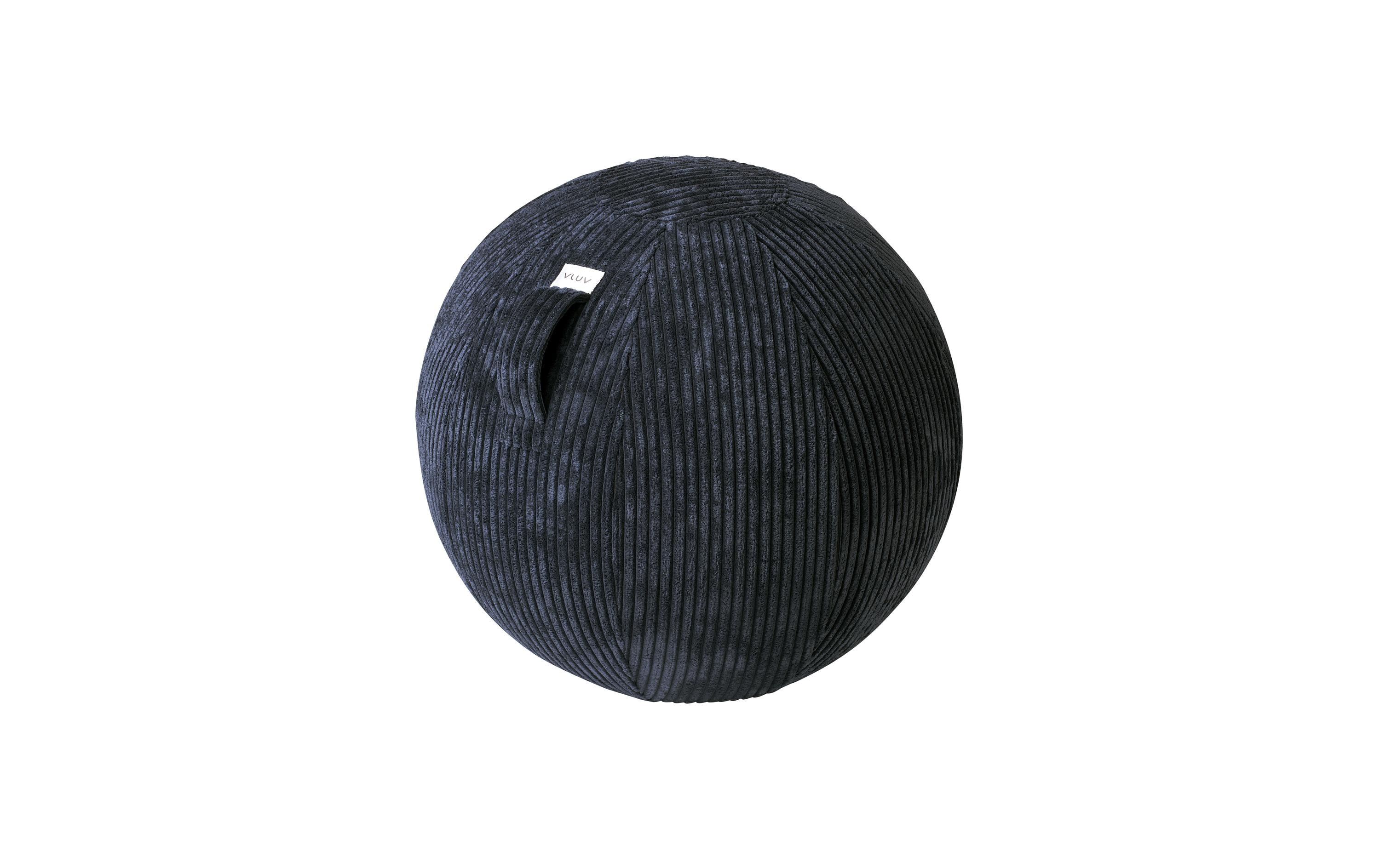 1738190 - Mediatech Vluv Vlip Breitcord Stoff Sitzball navy , Ø 50-55cm