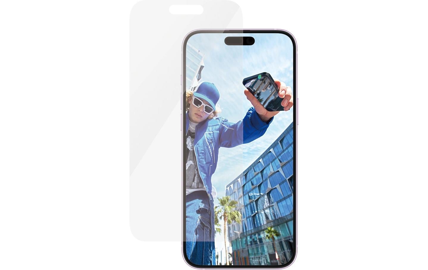 1738575 - Mediatech PanzerGlass Classic Fit iPhone 15/16 Plus