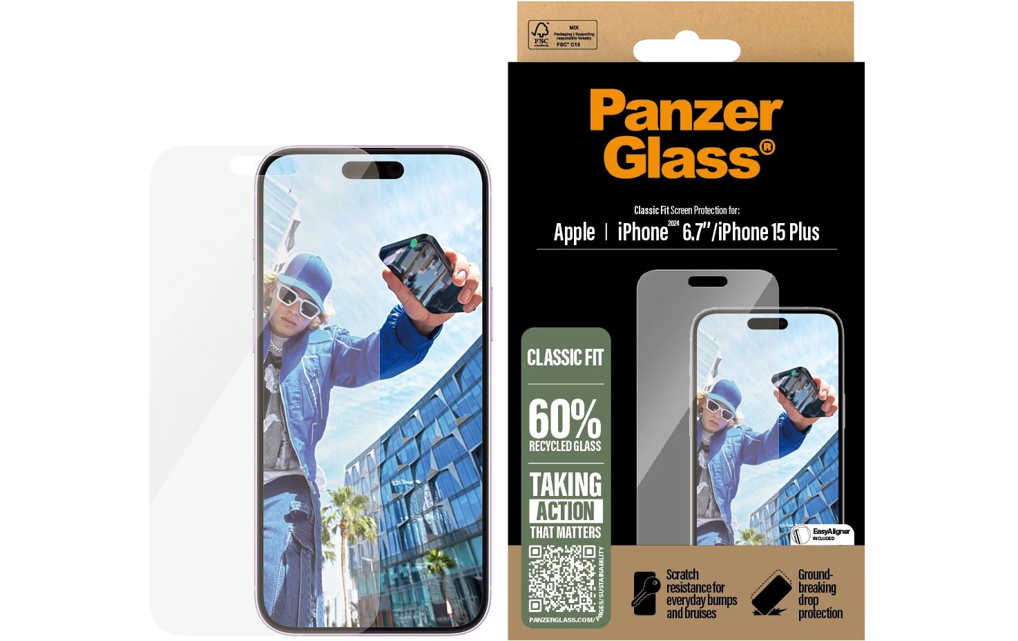 1738575_1 - Mediatech PanzerGlass Classic Fit iPhone 15/16 Plus