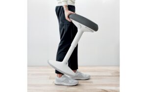 1741836_3 - Mediatech Leitz Ergonomischer Ergo Active Stehhocker hellgrau