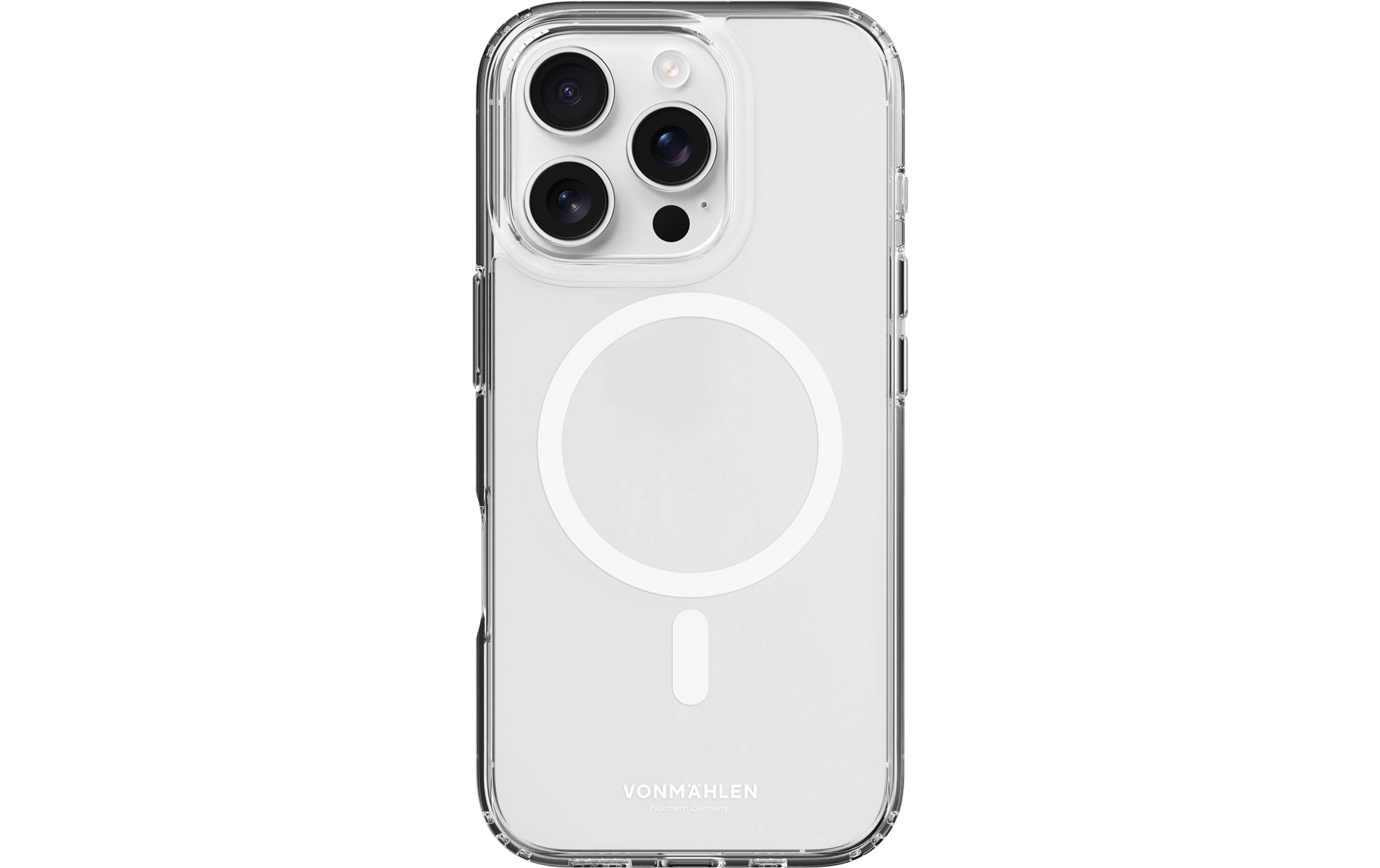 1743365 - Mediatech Vonmählen Transparent Case White iPhone 16 Pro Max
