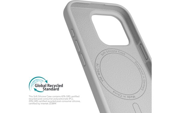 Vonmählen Soft Silicone Case Light Gray iPhone 16 Pro