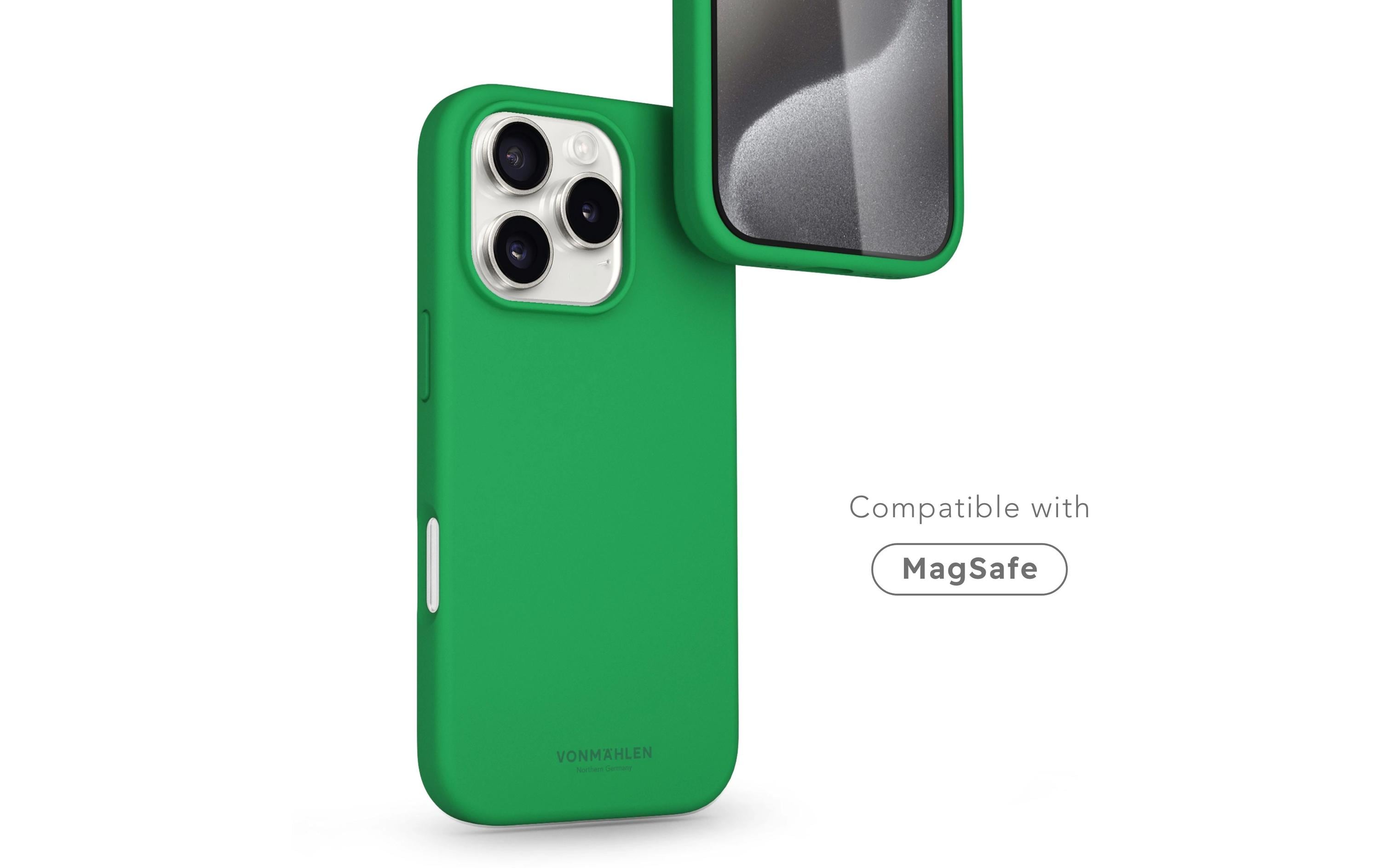 1743404_1 - Mediatech Vonmählen Soft Silicone Case Green Haven iPhone 16 Pro