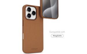 1743413_1 - Mediatech Vonmählen Like Leather Case Brown iPhone 16 Pro Max