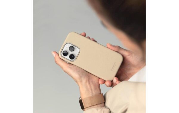 1743417_2 - Mediatech Vonmählen Like Leather Case Cream iPhone 16 Pro Max