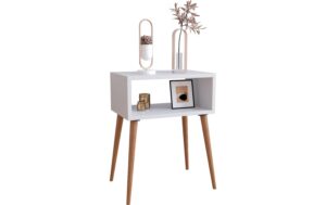 1744552_1 - Mediatech VCM Beistelltisch Singol M Weiss/Honig-Eiche