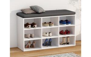 1744557_2 - Mediatech VCM Schuhbank Hinsol XS 9 Fächer Weiss