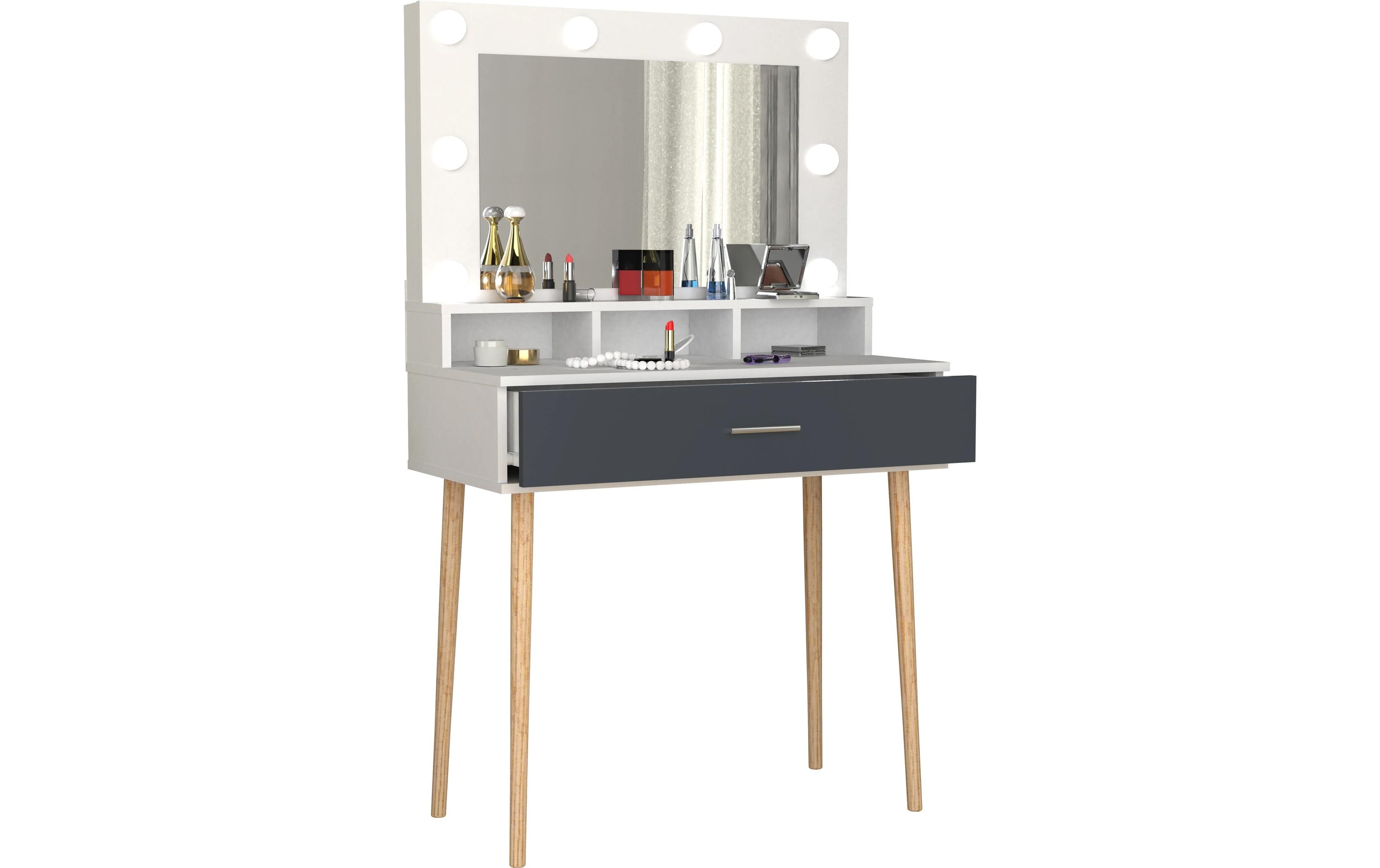 1744599 - Mediatech VCM Make-up-Tisch Lindas Anthrazit kaufen Schweiz | Mediatech.ch