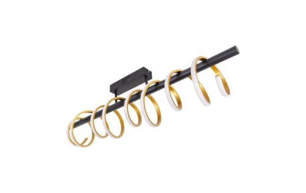 Näve Belleza Deckenleuchte schwarz/gold LED-Modul, 32W, IP20