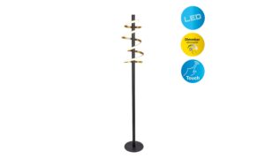 Näve Belleza Stehleuchte schwarz/gold LED-Modul, 15W, IP20