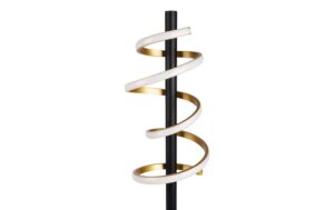 Näve Belleza Stehleuchte schwarz/gold LED-Modul, 15W, IP20
