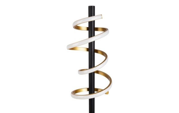 Näve Belleza Stehleuchte schwarz/gold LED-Modul, 15W, IP20