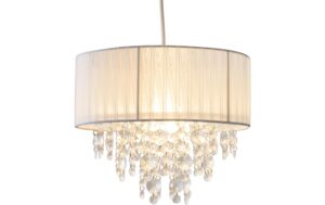 Näve Kristallo Pendelleuchte weiss E27, 40W, IP20