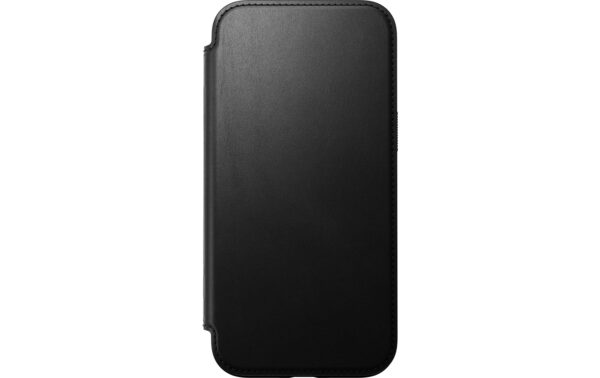 1746425_5 - Mediatech Nomad Modernes Leder Folio Schwarz iPhone 16 Plus