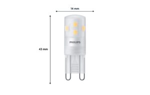 1748480_2 - Mediatech Philips LED Lampe 2W (25W) G9, 204lm, 2700K, klar