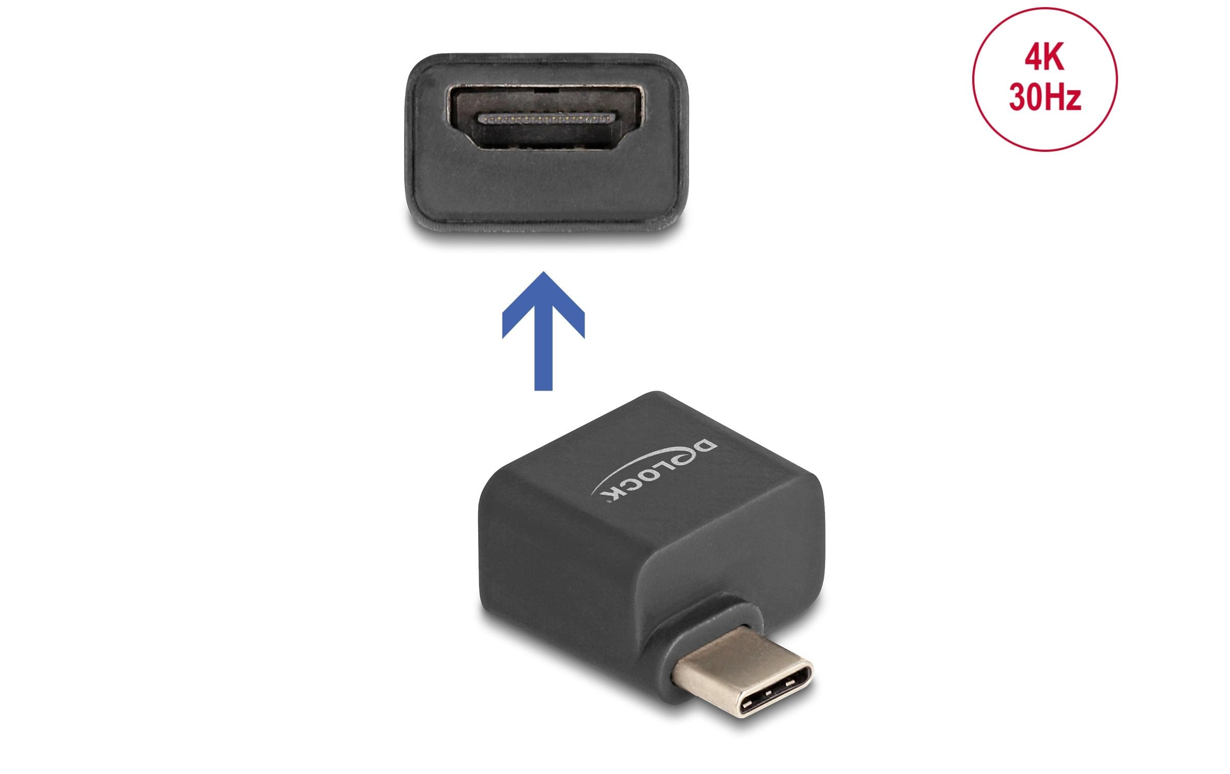 1748835_1 - Mediatech Delock Mini Adapter USB-C Stecker zu HDMI Buchse 4K