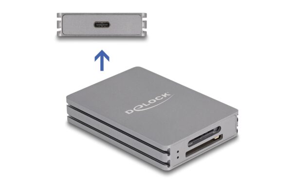 1748837_2 - Mediatech Delock USB-C Card Reader für SD & CFexpress Typ A Speicherkarte