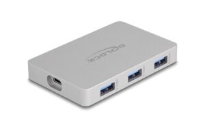 Delock 7 Port USB Hub 4x USB-C Buchse 3x USB-A Buchse mit PD 82 W
