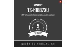 QNAP 5 Jahre 5X13 NBD (onsite) Service (CH) NBD5Y-TS-h1887XU-CH, Electronic copy kaufen Schweiz | Mediatech.ch