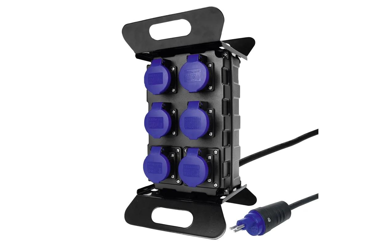 1751439 - Mediatech Steffen mit Ständer C16 IP55 6xT23 kaufen Schweiz | Mediatech.ch