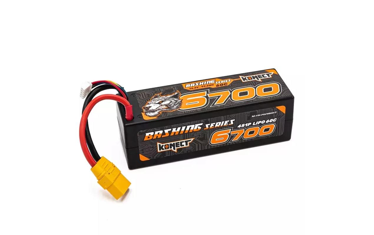 1752475 - Mediatech Konect Lipo 6700mah 14.8V 60C 4S1P 99.16Wh (XT90) kaufen Schweiz | Mediatech.ch