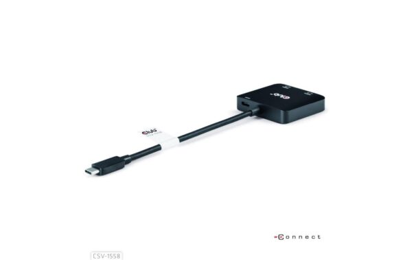 1756004_2 - Mediatech Club 3D,USB Typ-C Hub auf Dual HDMI und PD dapter, 4K60Hz
