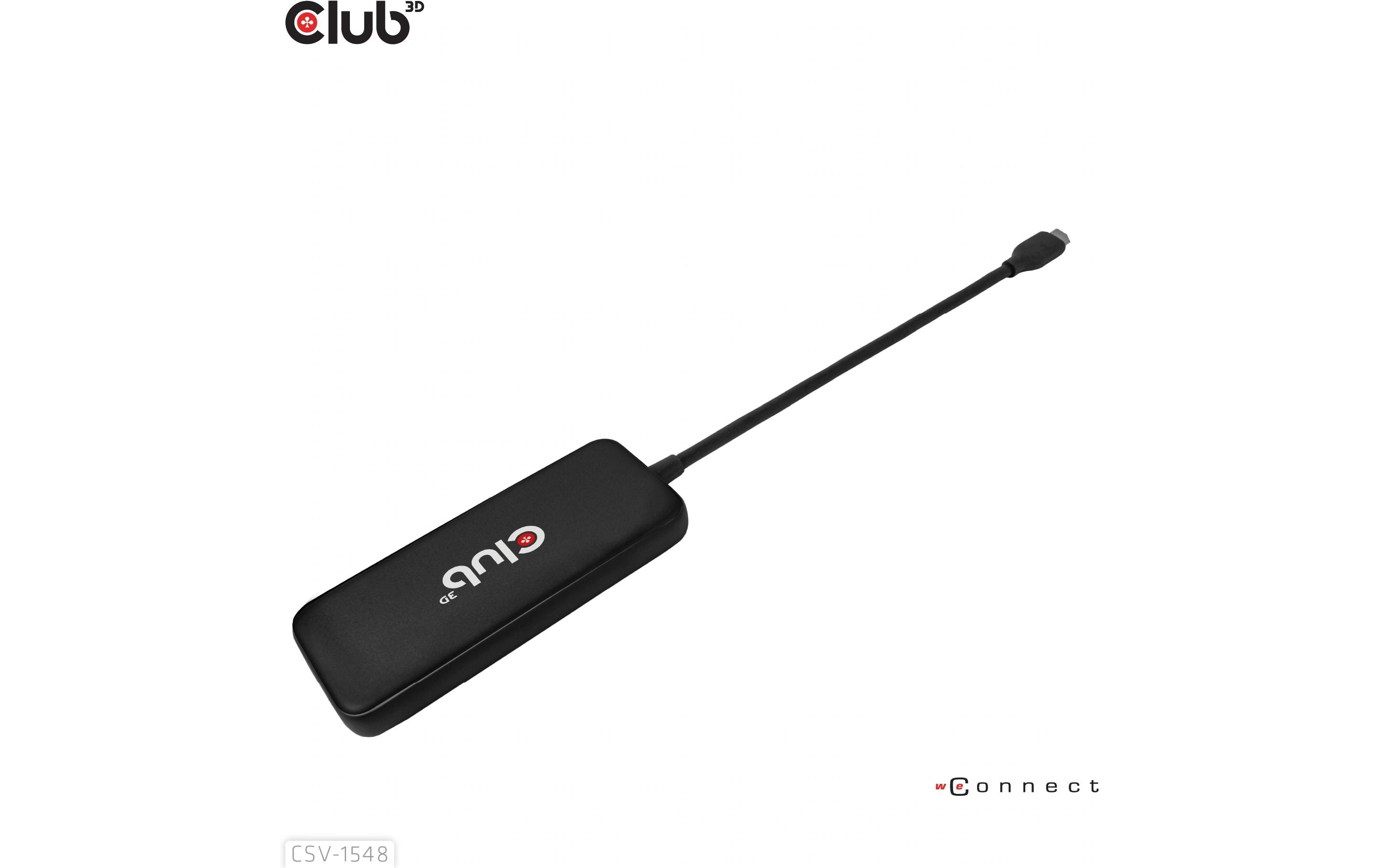 1756005_1 - Mediatech Club 3D,USB Typ-C 4Port 10G Daten-Hub mit PD3.0 Ladefunktion