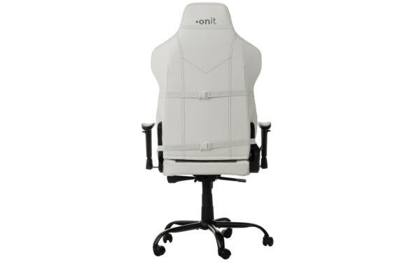 onit Office-/Gaming-Stuhl weiss 1D / Wippfunktion / Metall Kreuz
