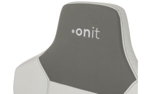 onit Office-/Gaming-Stuhl weiss 1D / Wippfunktion / Metall Kreuz