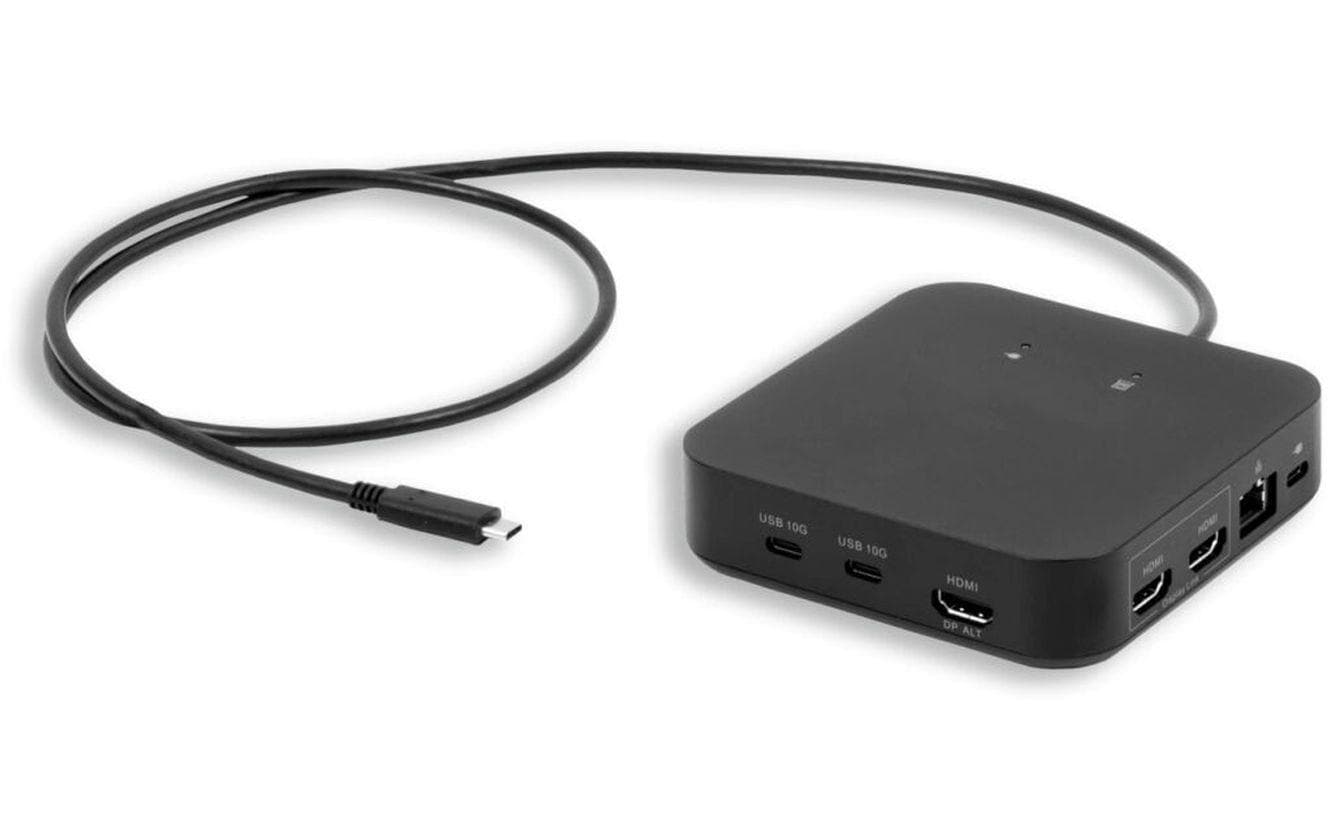 1760058 - Mediatech LMP USB-C Triple Display Dock 4K 12Port unterstützt 3 Monitore über HDMI.2.0 kaufen Schweiz | Mediatech.ch