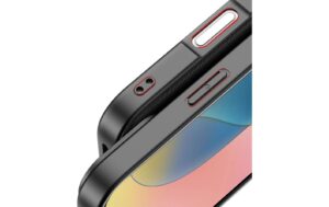 1760189_1 - Mediatech Nevox StyleShell NYLO, schwarz iPhone 16